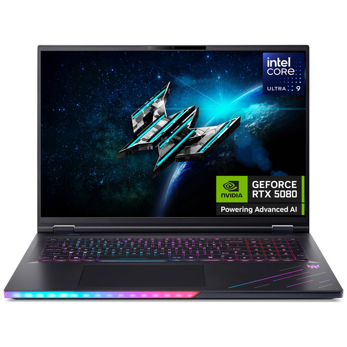 Acer Predator 18in U9 32GB 1TB RTX5080 Gaming Laptop - Black