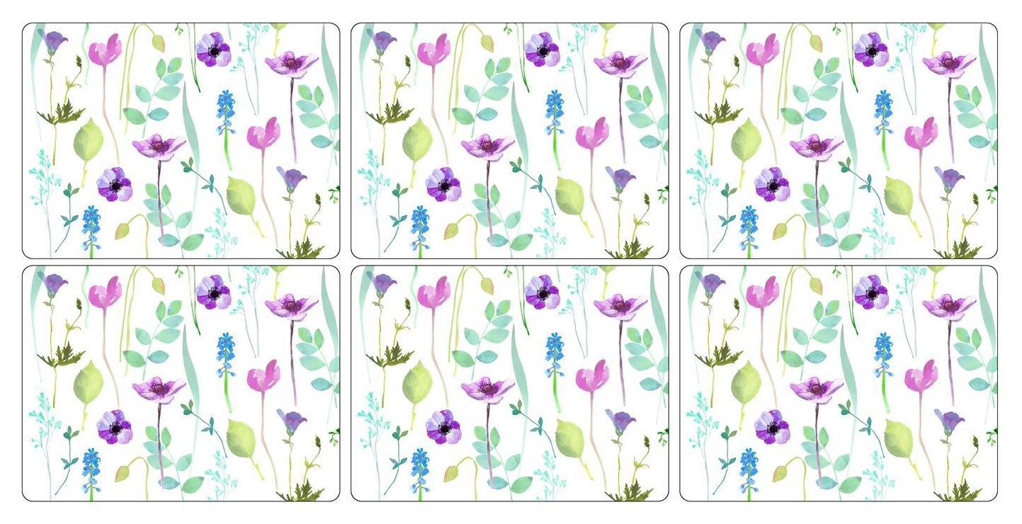 Portmeirion Water Garden 6 Placemats and Coasters