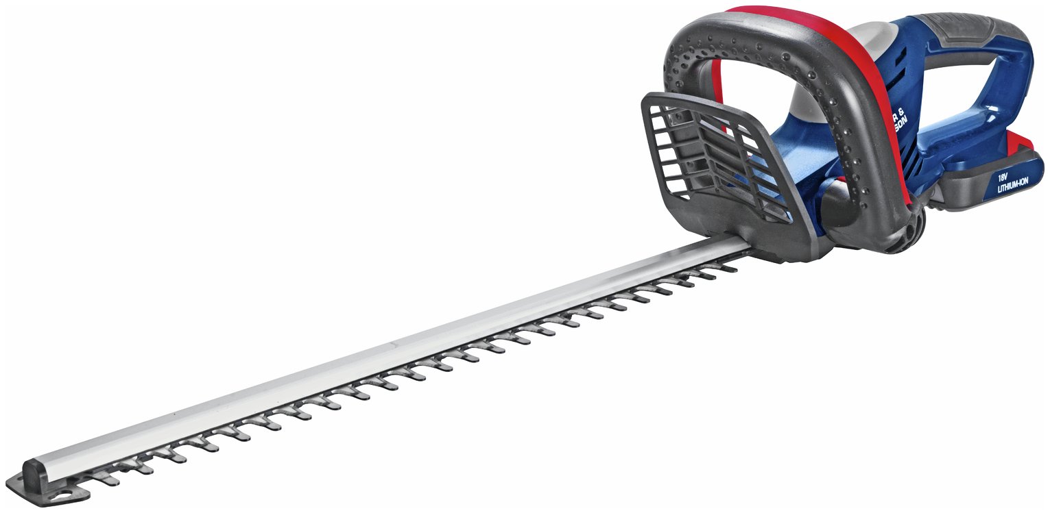 argos spear and jackson cordless hedge trimmer
