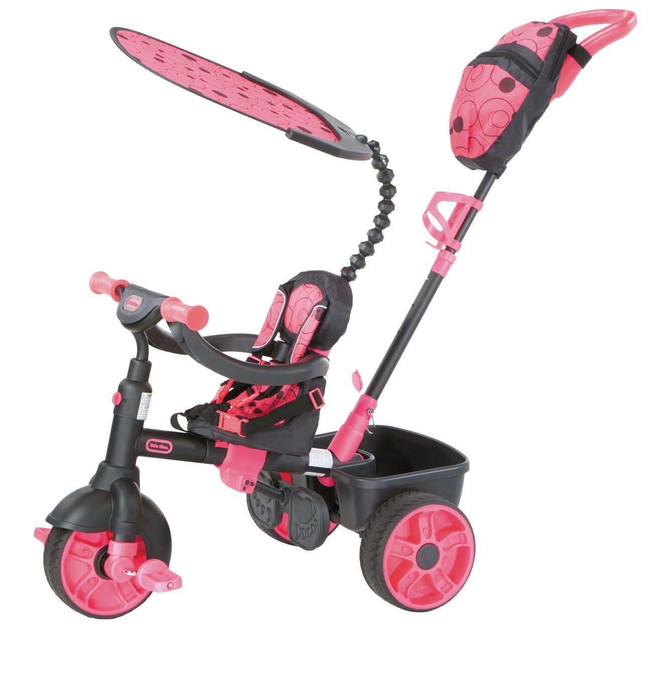 4 in 1 tricycle pink