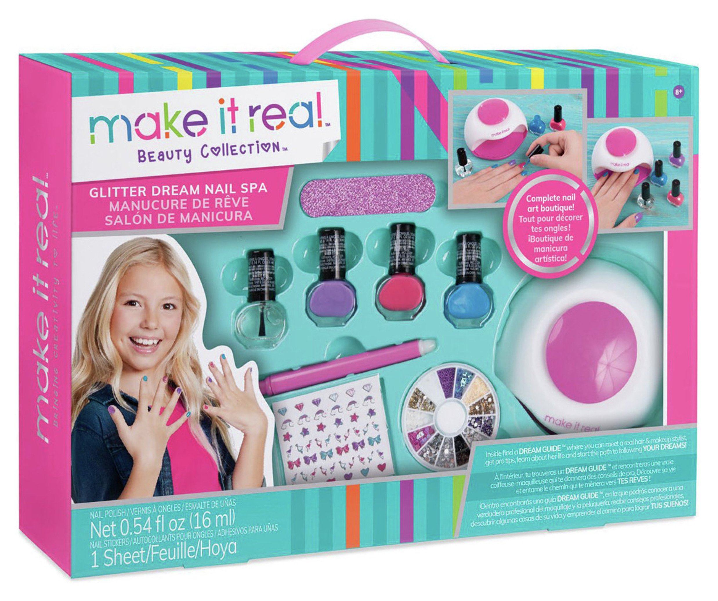 Make It Real Glitter Dream Nail Spa review