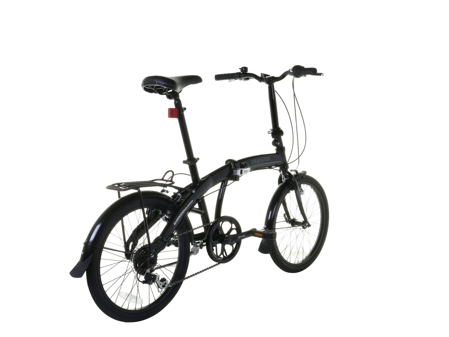 cross commuter light alloy 20 inch folding bike