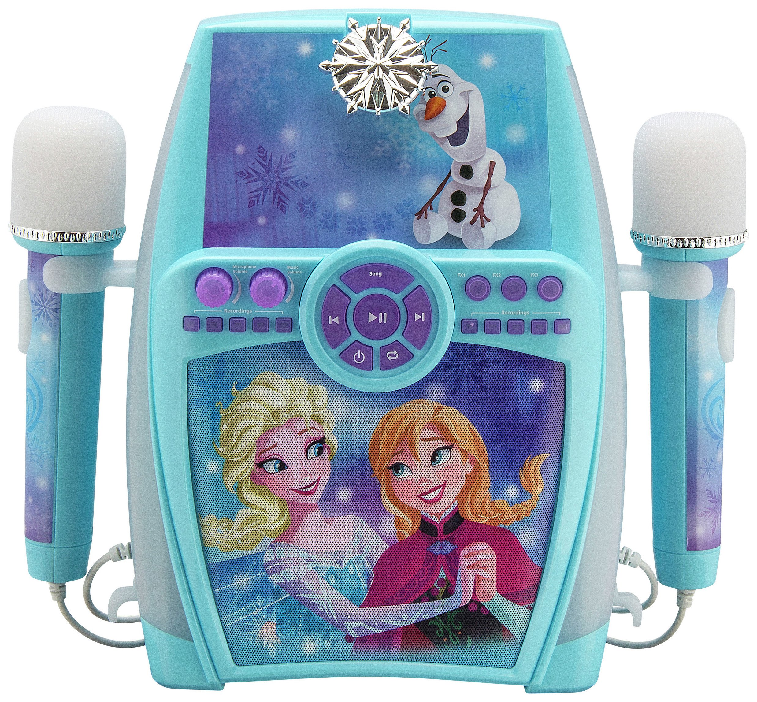 disney frozen cd player with microphones