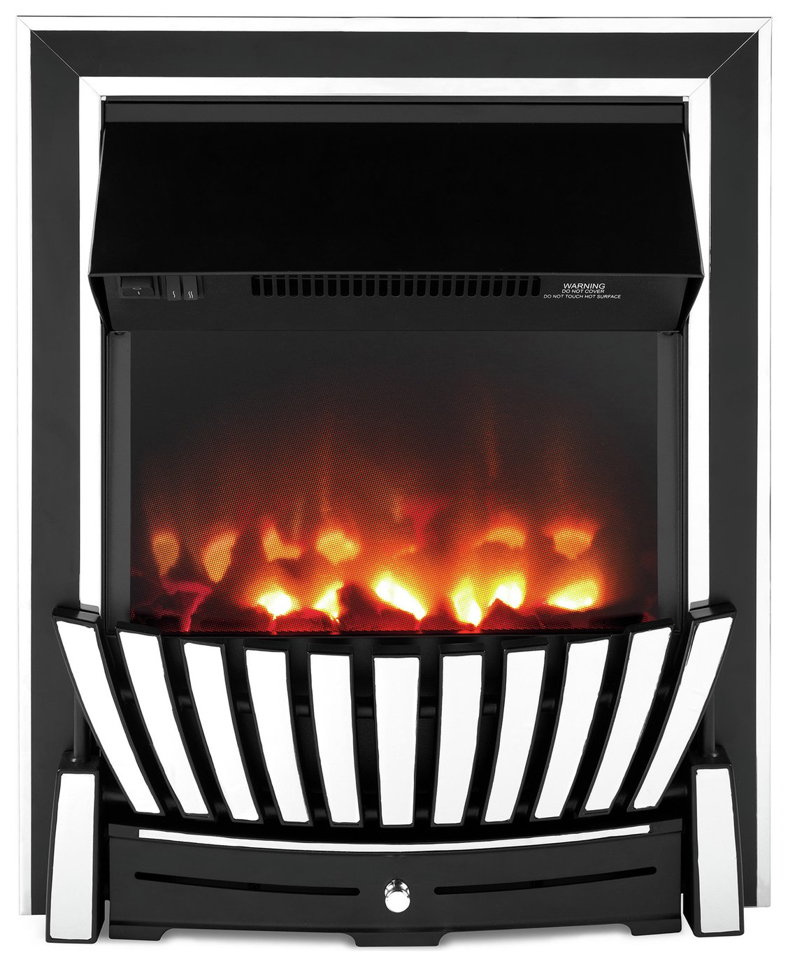 Beldray Almeria Premium Inset Fire - Chrome