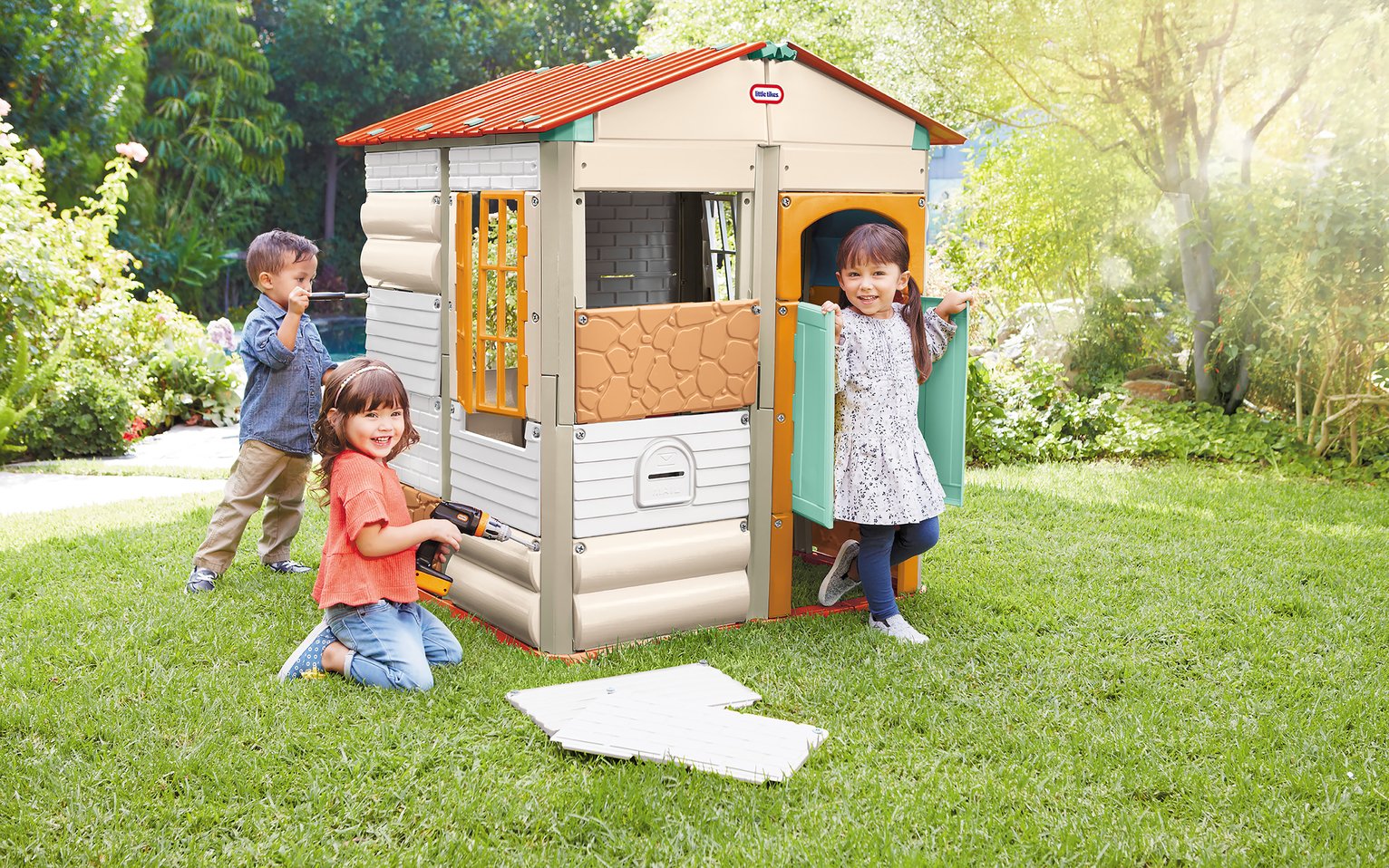 little tikes 2 in 1 dollhouse playhouse