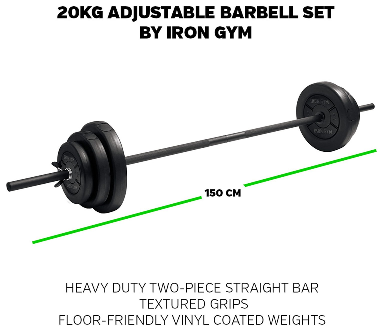 Iron Gym Adjustable Barbell Set Reviews