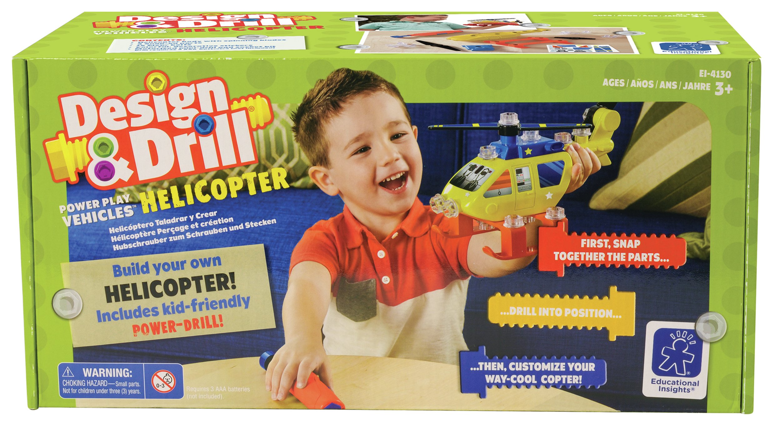 Design and Drill Power Play Vehicles Helicopter review