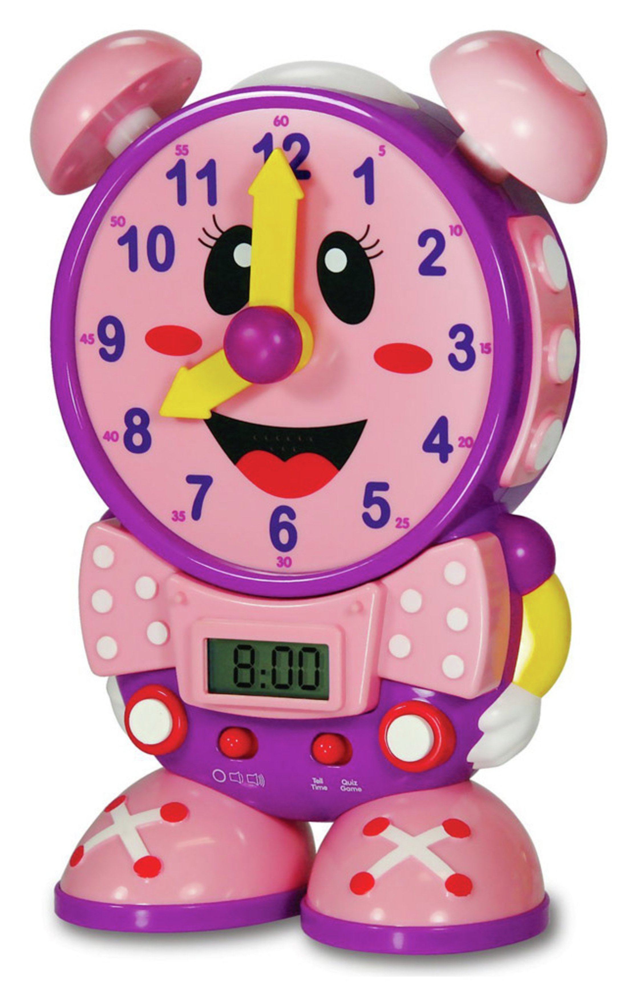 Telly the Teaching Time Clock - Pink