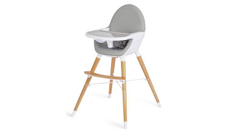 Koo-di Duo Wooden High Chair - Grey 1