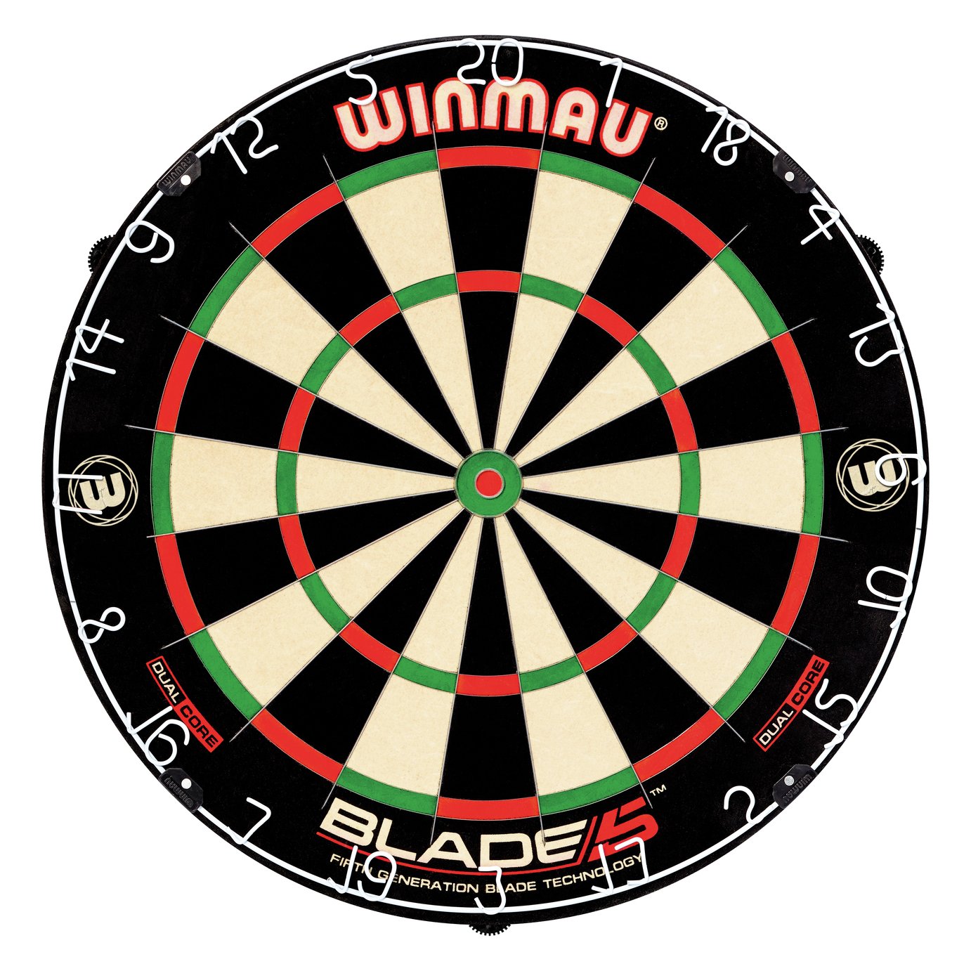 Winmau Blade 5 Dual Core Bristle Dartboard.