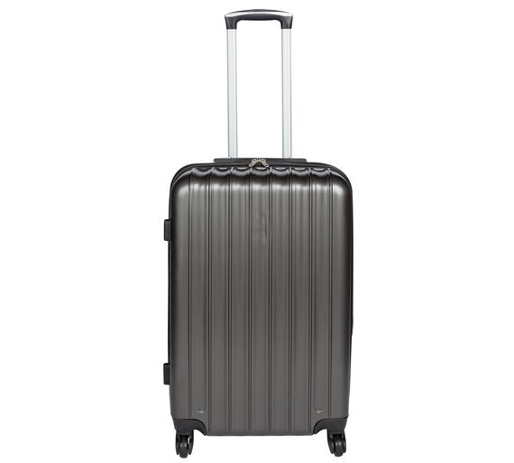 argos black suitcase