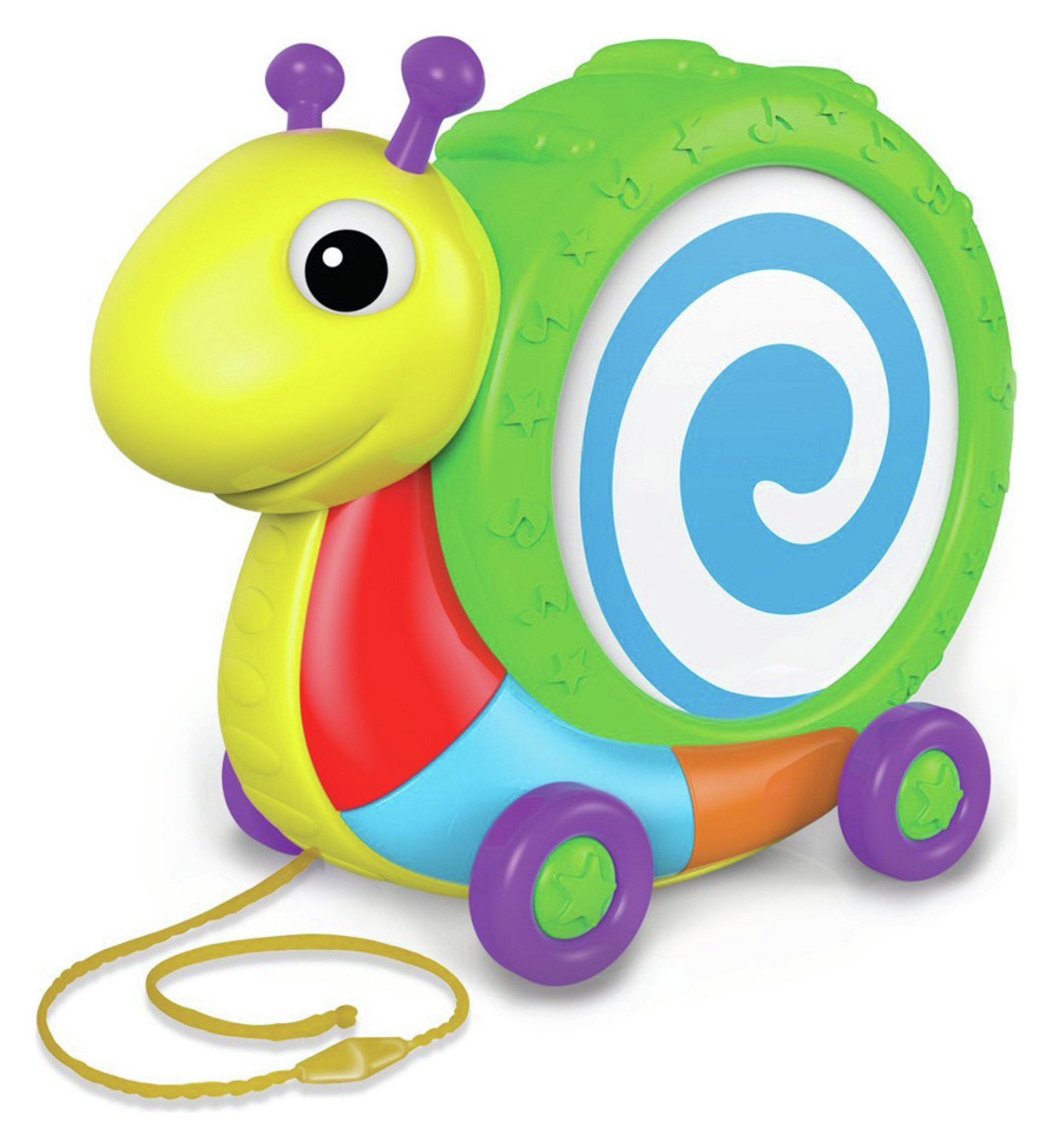 Pull Along Snail Drum Playset