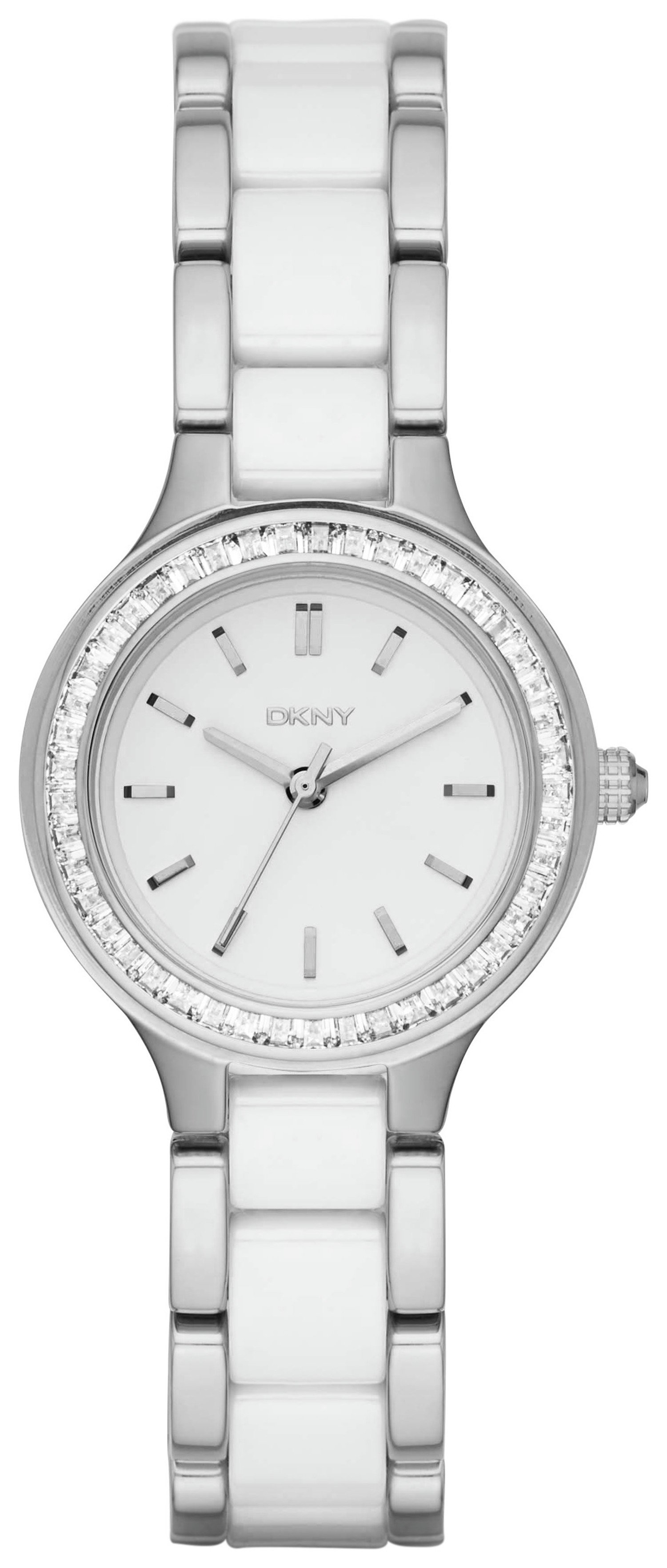 DKNY Ladies' Chambers NY2494 Ceramic Stainless Steel Watch