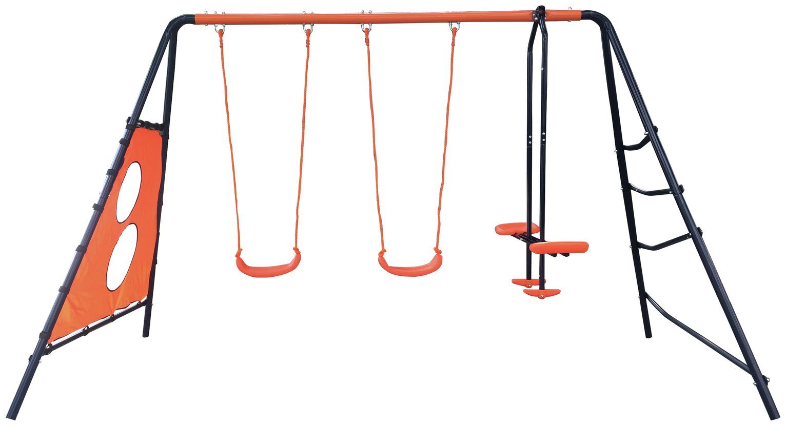 Hedsrom Ariel Multiplay Double Swing Set