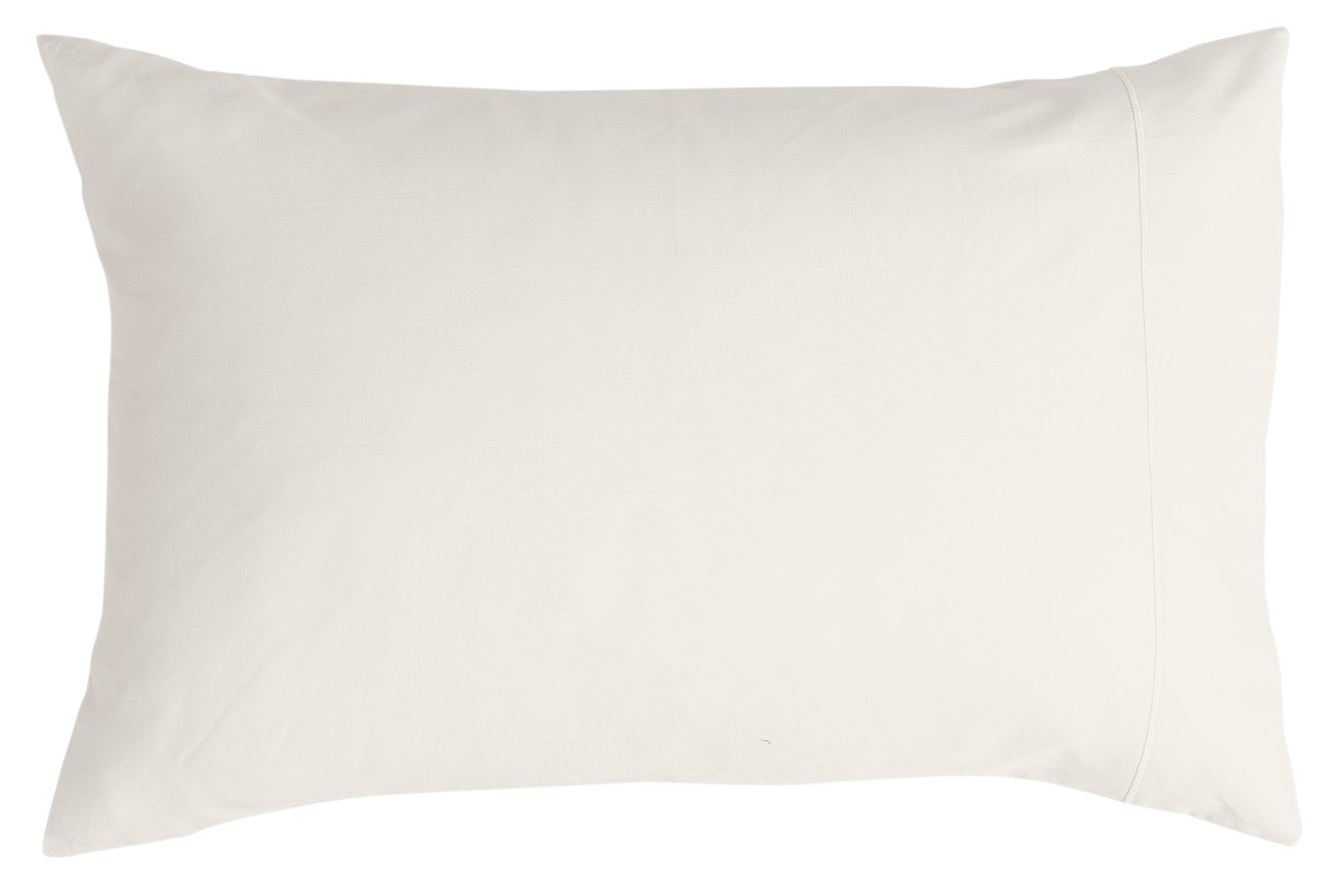 Argos Home Pair of 400 TC Housewife Pillowcases - Ivory