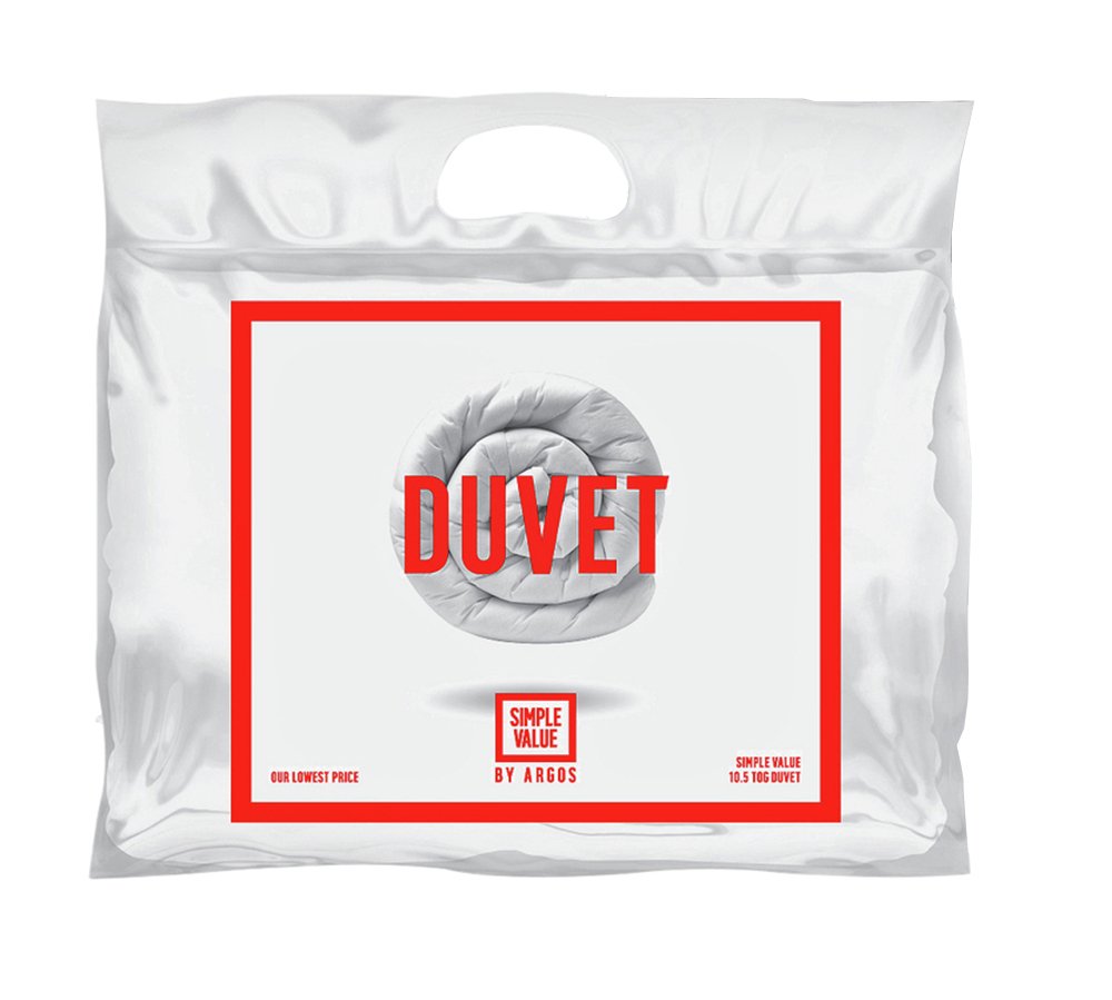Argos Home 10.5 Tog Duvet and Pillow Set - Single