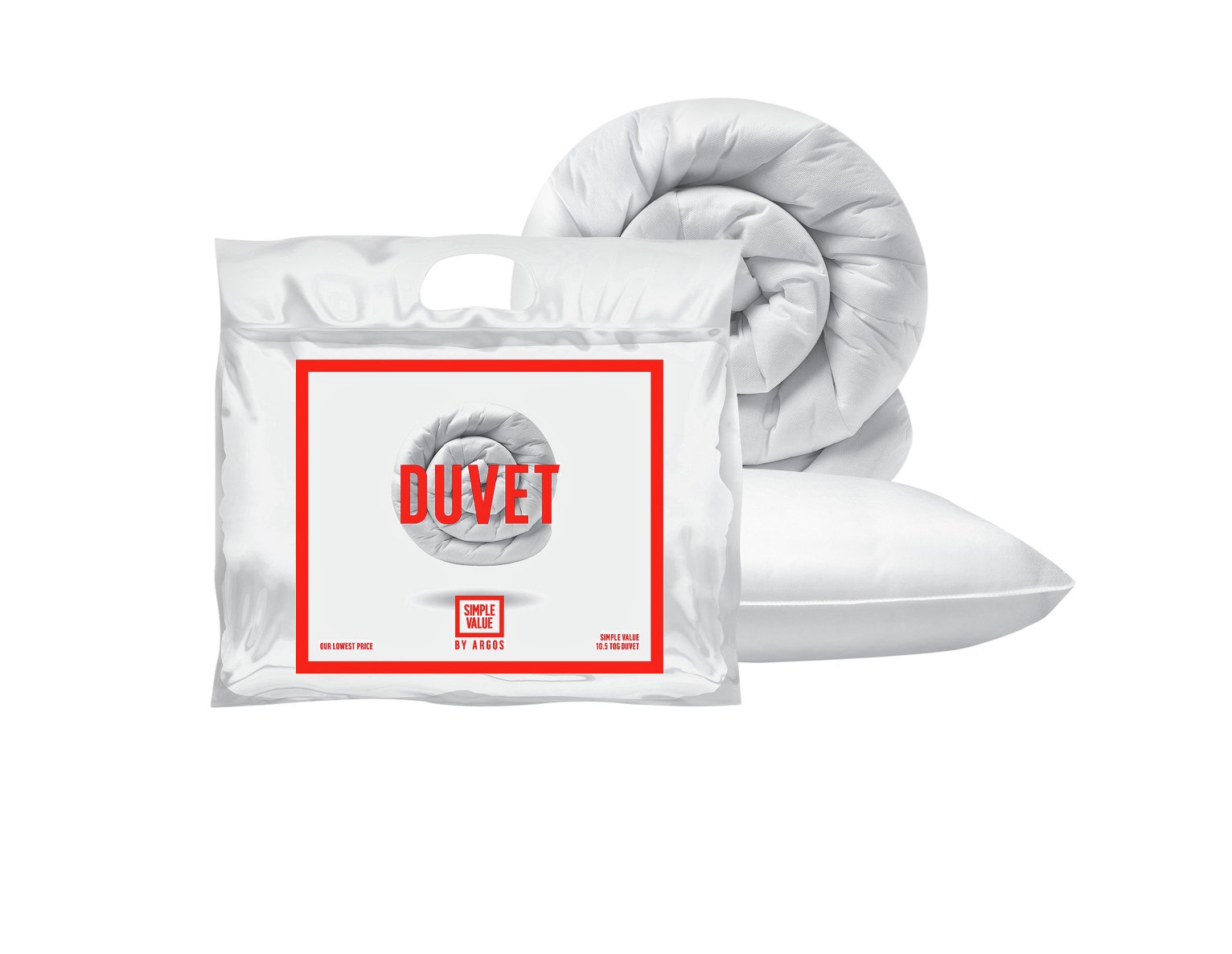 single duvet pillow set