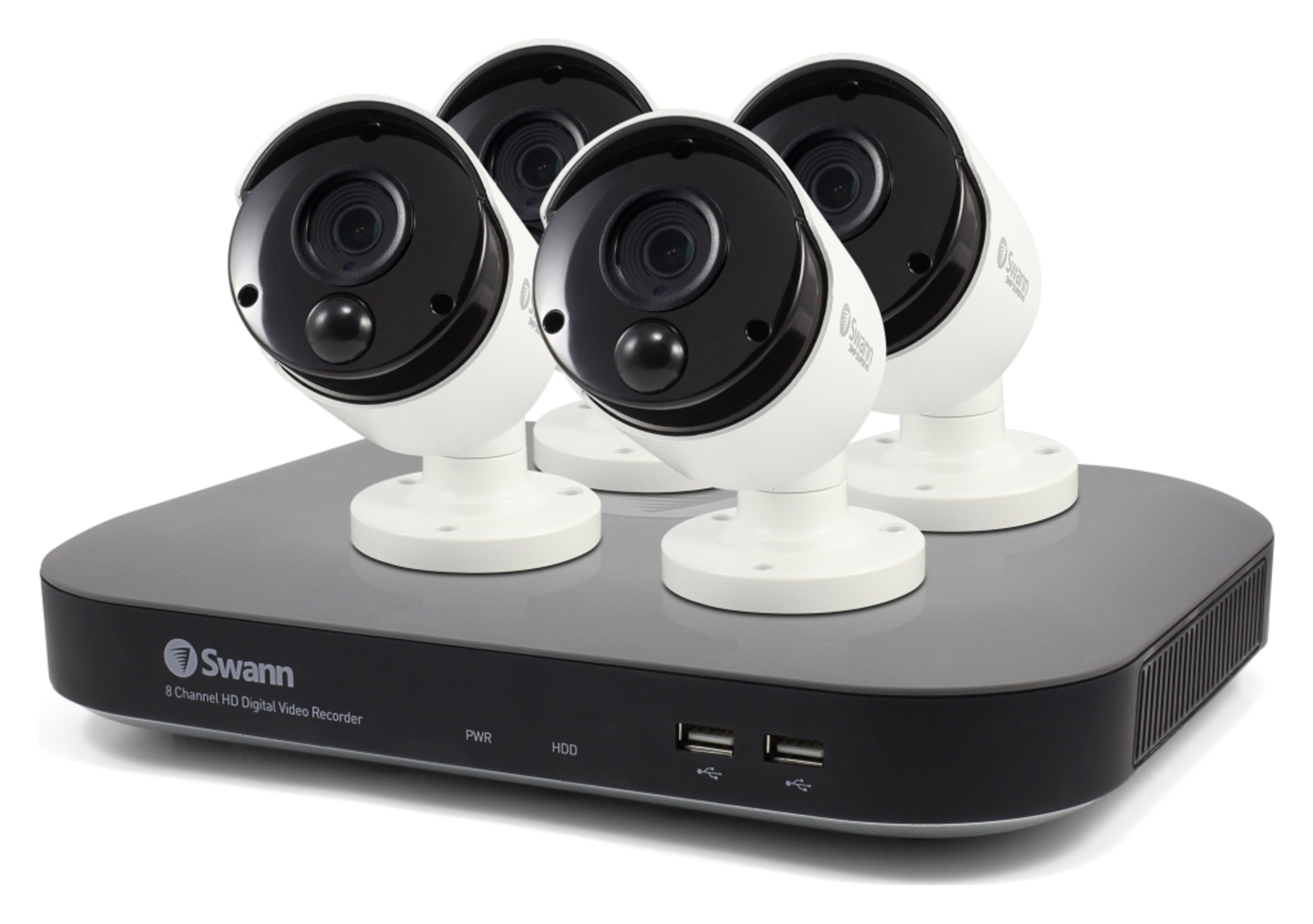 Swann CCTV 8 Channel 3MP 4 Cameras Kit