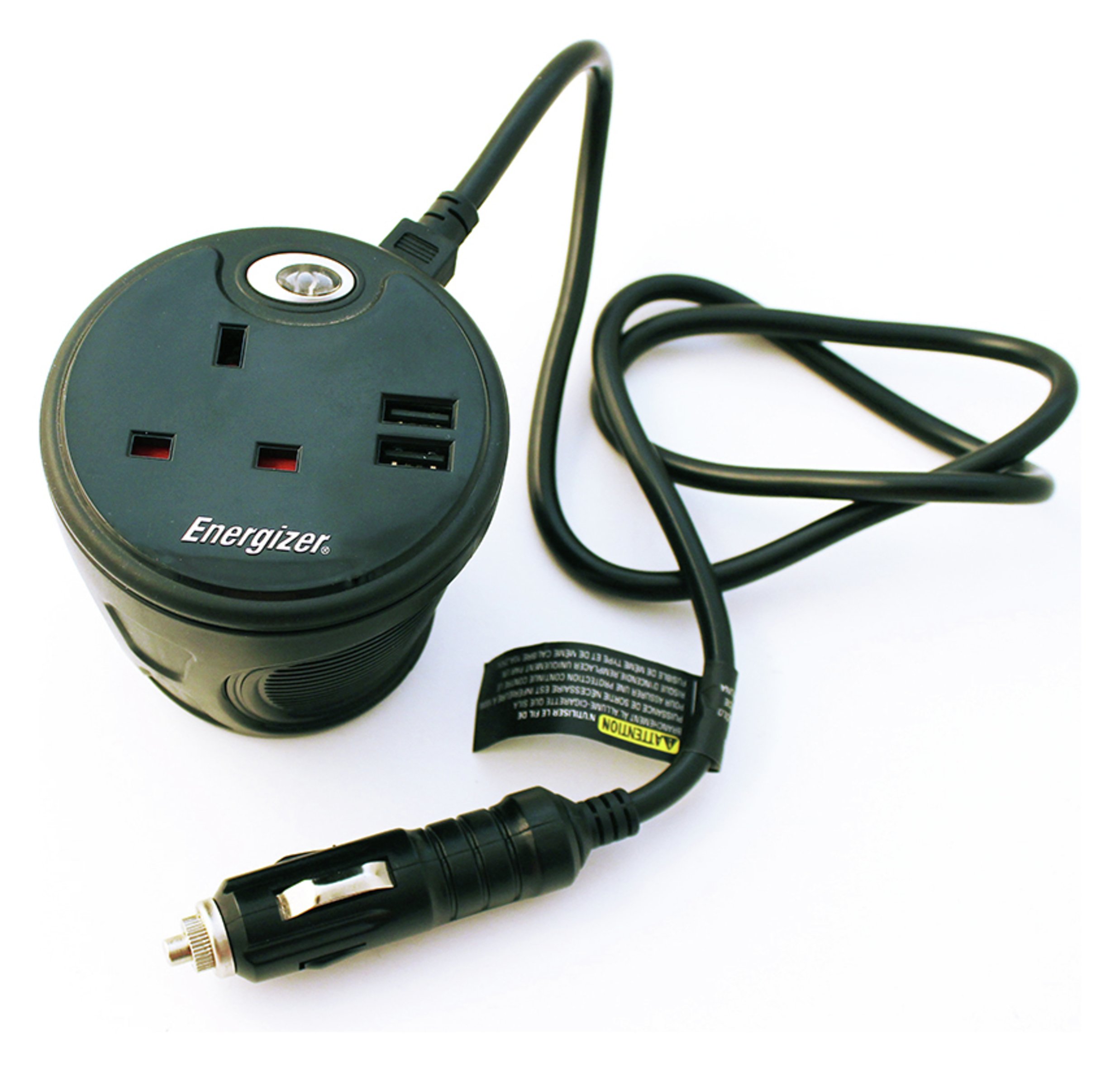 Energizer Cup Holder Power Inverter with USB Reviews