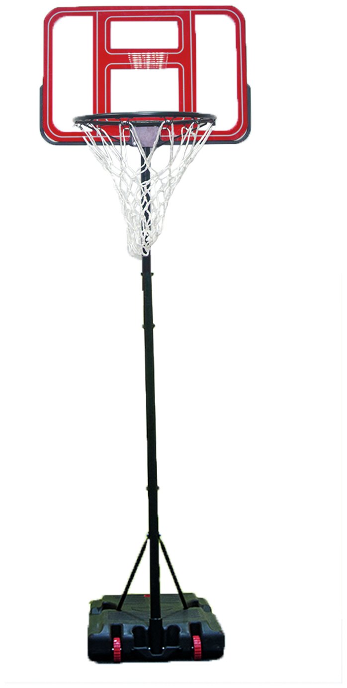 Opti Clear Portable Adjustable Basketball Hoop and Backboard