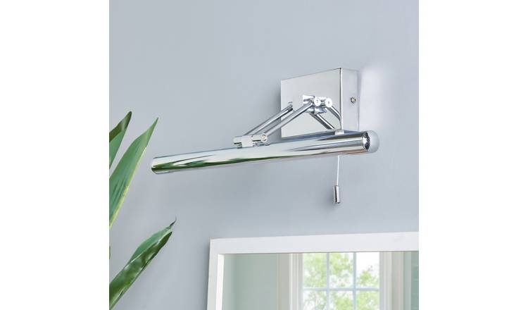 BHS Spa Metal Bathroom LED Wall Light - Chrome