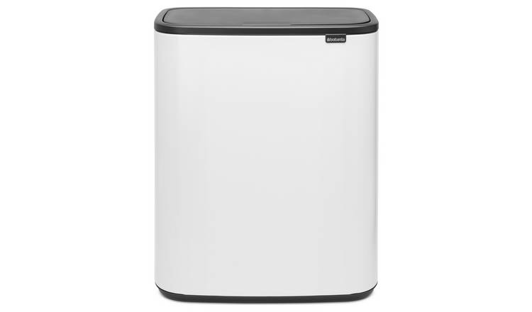 Brabantia Bo 60 Litre Touch Top Bin - White