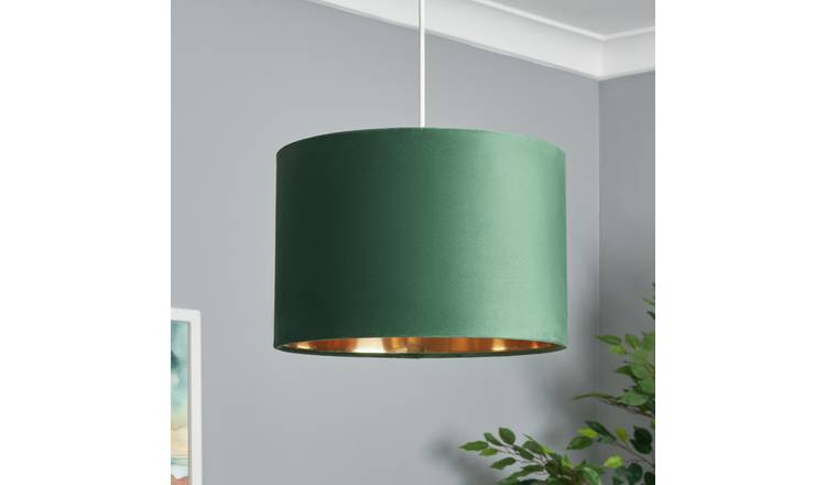 BHS Vera Emerald Velvet Easy Fit Lampshade - 30cm