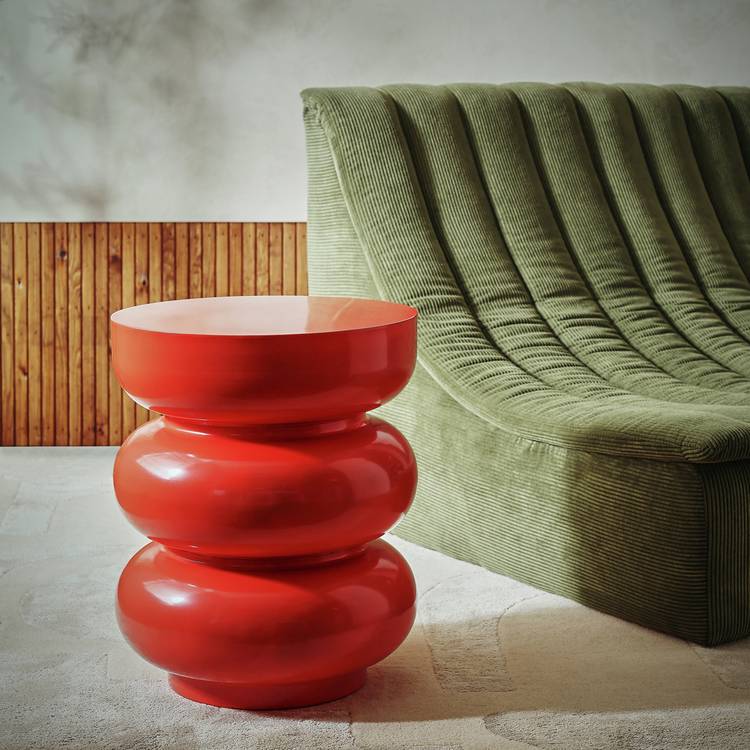 Habitat Rune Side Table - Red 0