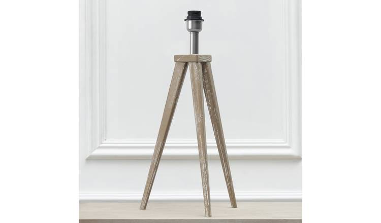 Voyage Maison Aratus Wooden Table Lamp Base Only - Grey