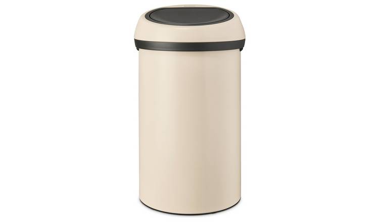 Brabantia 60 Litre Touch Top Bin - Soft Beige