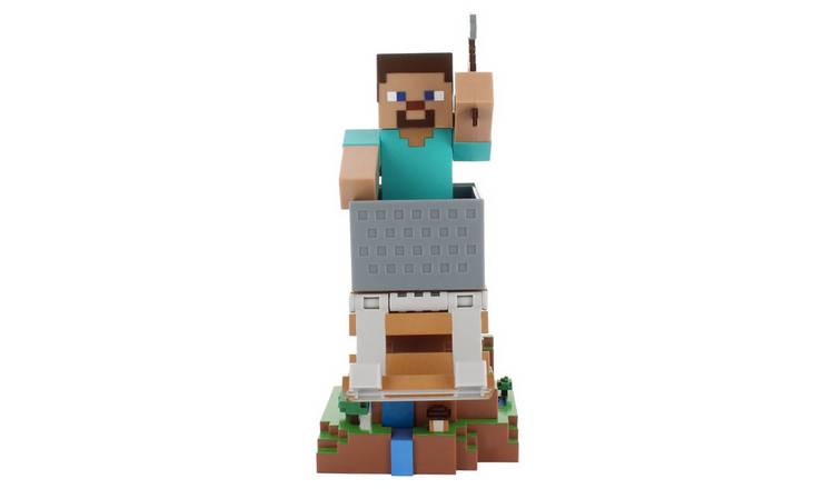 Cable Guys Phone & Controller Holder Minecraft Steve R.E.S.T