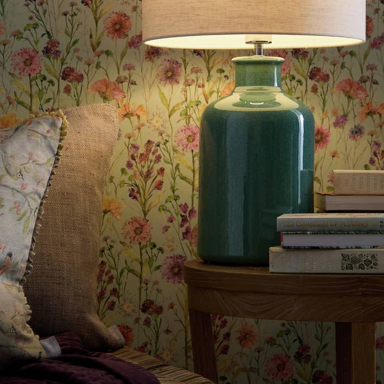 Voyage Maison Elspeth Ceramic Table Lamp Base Only - Teal 0