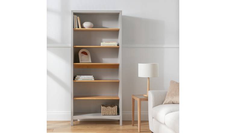 Habitat Bournemouth Open Bookcase - Grey