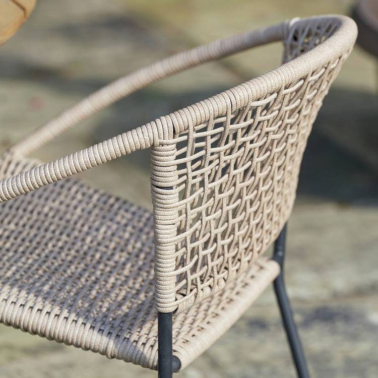Pacific Dakota 4 Seater Rattan Effect Patio Set - Natural 0