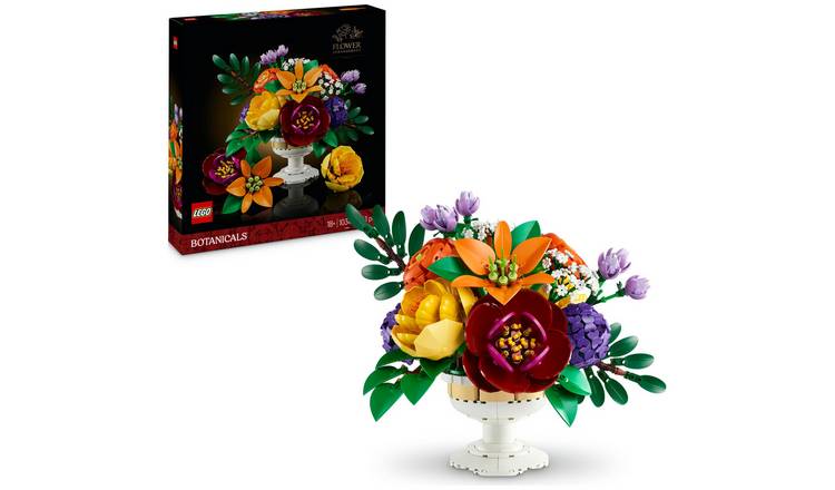 LEGO Botanicals Flower Arrangement Home Decor Set 10345