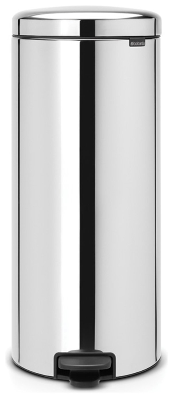 Brabantia New Icon 30 Litre Bin - Brilliant Steel