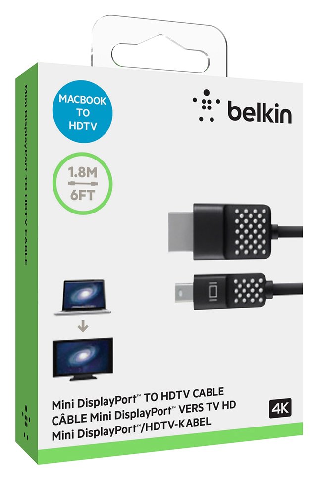 Belkin 1.8m Mini DisplayPort to HDTV Display Cable Review