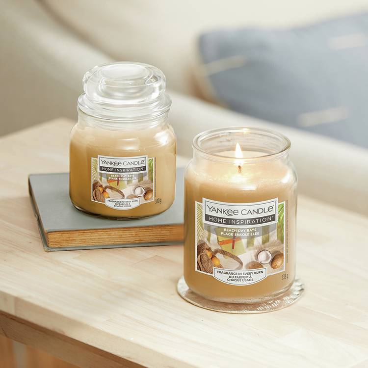 Yankee Home Inspiration Medium Jar Candle - Beach Day Rays 0