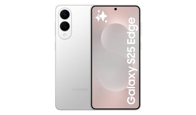 SIM Free Samsung Galaxy S25 Edge 512GB Phone Silver PreOrder