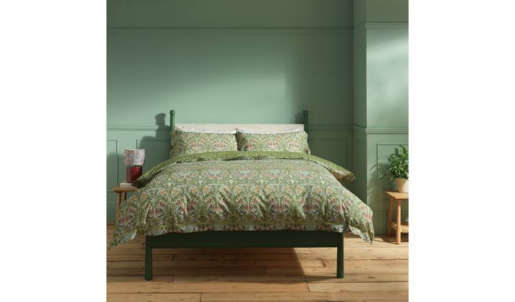 Habitat x Morris & Co. Bluebell Green Bedding Set- King size