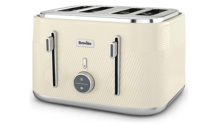 Breville VTT997 4-Slice Toaster - Cream