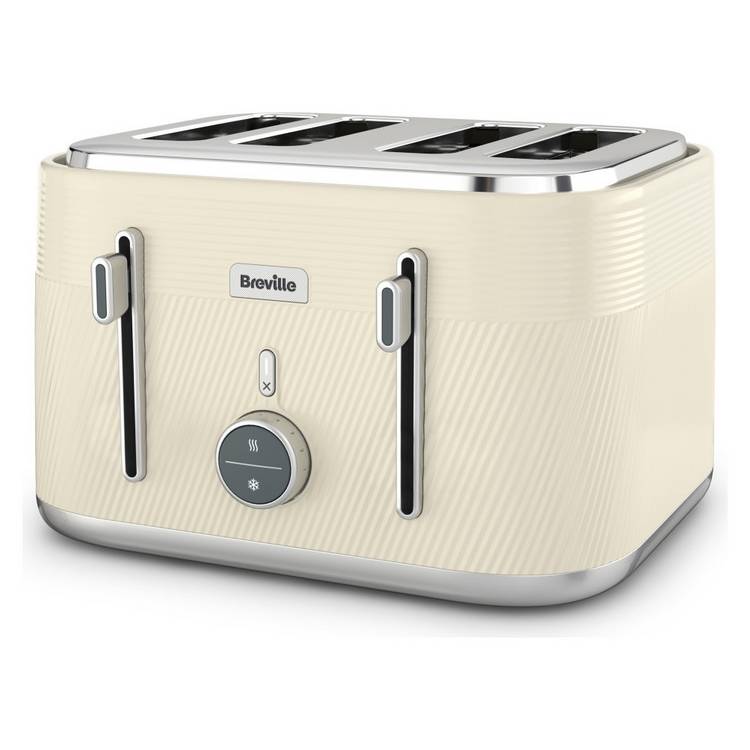 Breville VTT997 4-Slice Toaster - Cream 0