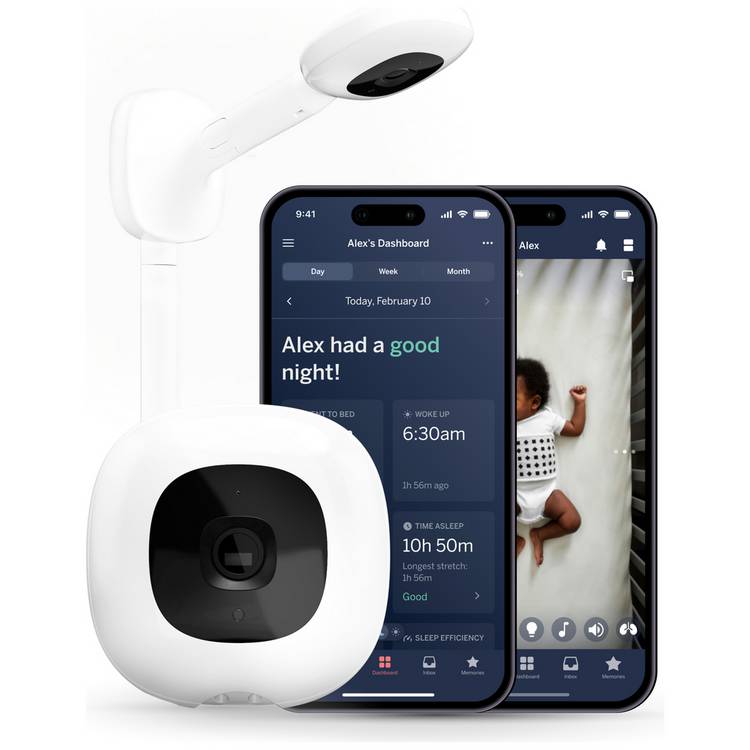 Nanit Pro Smart Baby Monitor With Wall Mount 0