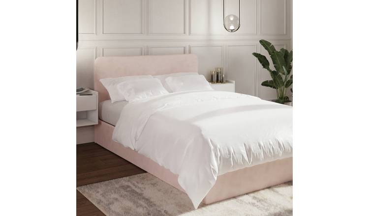 GFW Chiswick Kingsize Side Lift OttomanBed withMattress-Pink