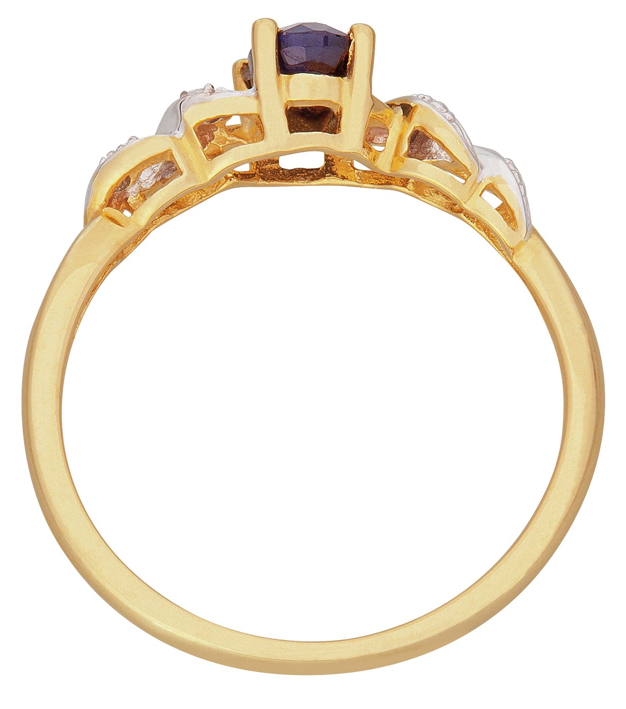 Revere 9ct Gold Oval Sapphire & Diamond Accent Ring Review