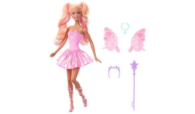 Barbie Fairy Doll with Toy Wand & Accessories - 32cm