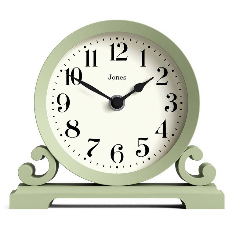 Jones Clocks Islington Mantel Clock - Sage 0