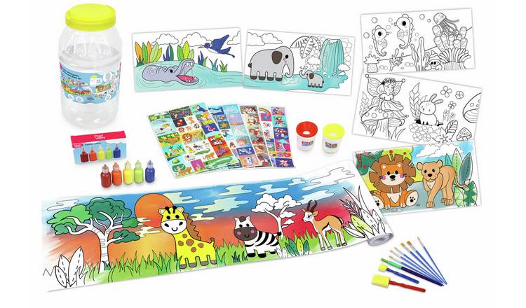 Chad Valley Junior Artist Paint, Colour and Draw Art Set