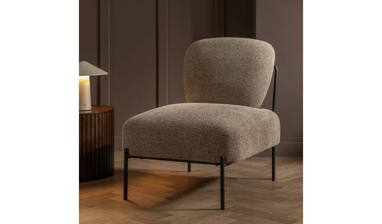 Habitat Lark Fabric Accent Chair - Natural
