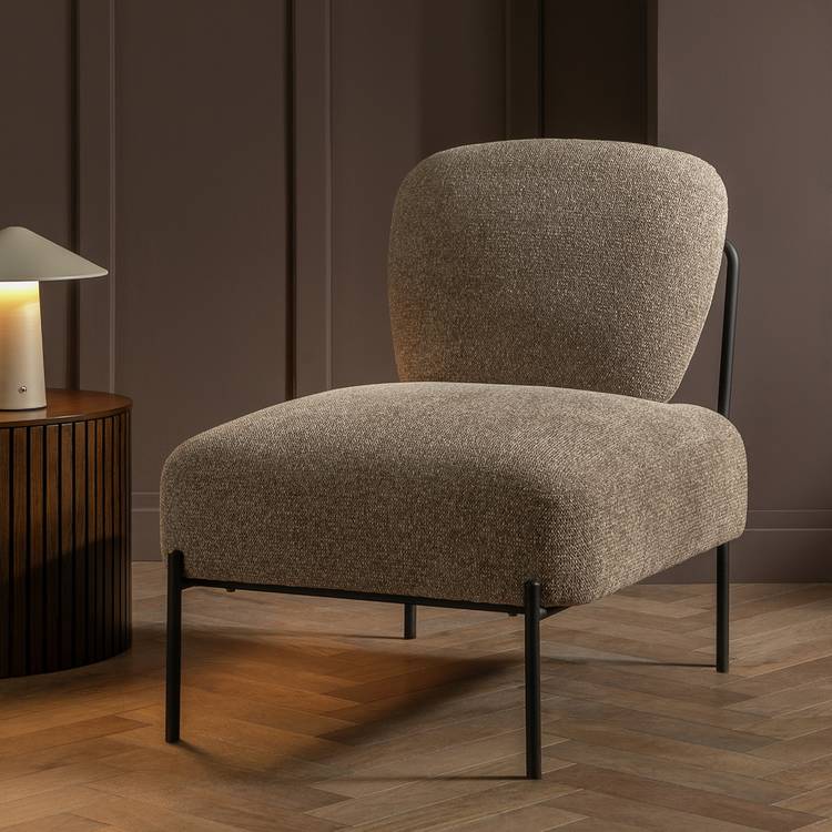 Habitat Lark Fabric Accent Chair - Natural 0